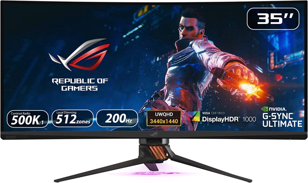 ASUS ROG SWIFT PG35VQ 35” CURVED HDR GAMING MONITOR